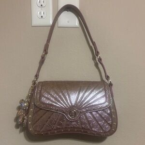 Brahmin Nerida Rose Gold Shoulder Bag